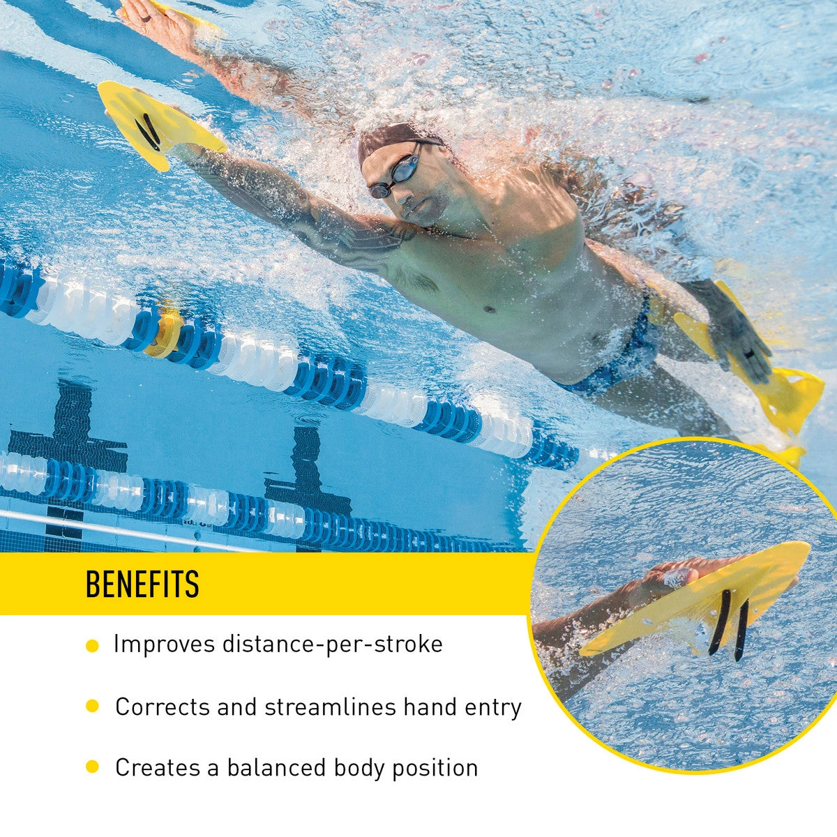 FINIS® Technical Freestyler Paddles | Freestyle Training Paddles 4 FINIS® Technical Freestyler Paddles | Freestyle Training Paddles