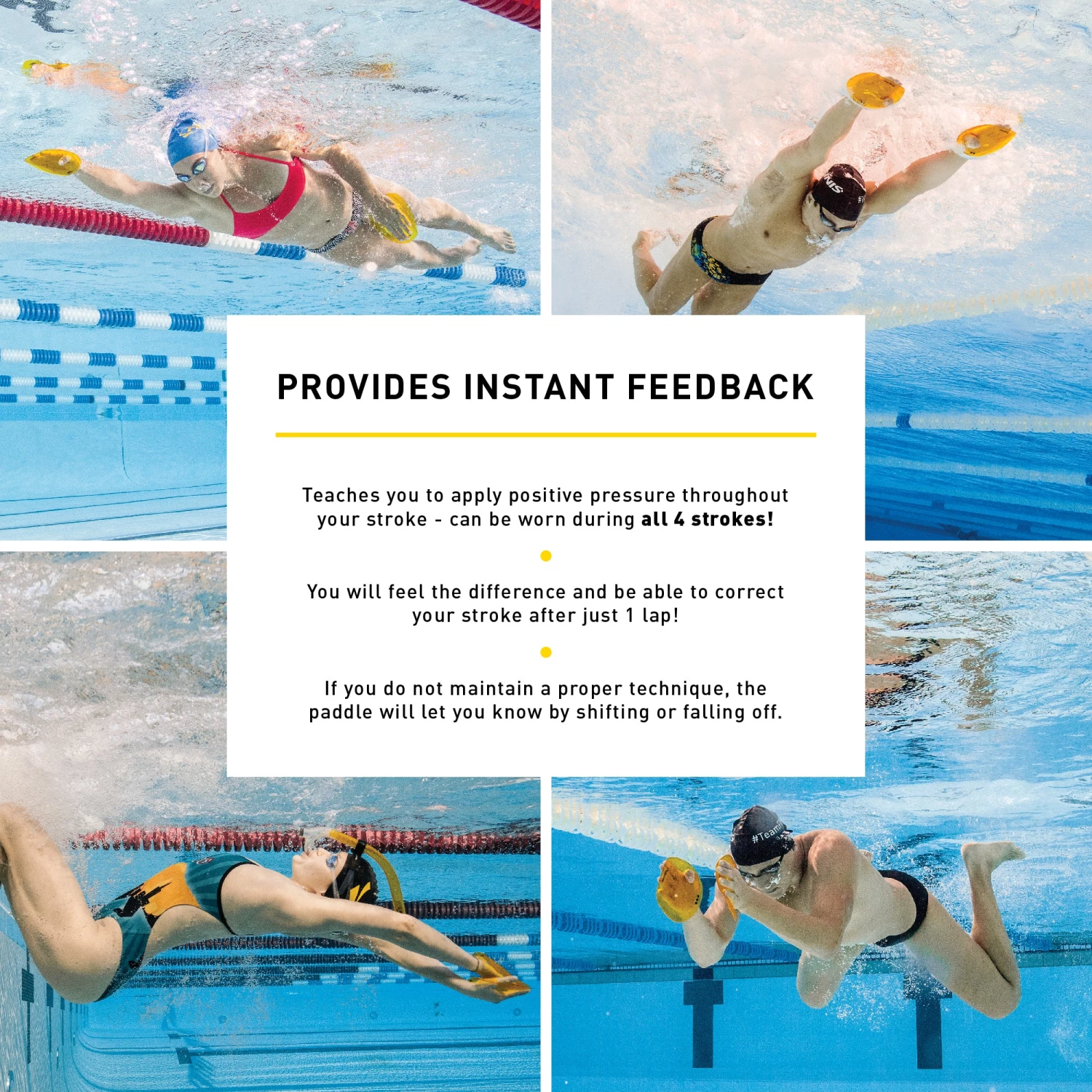 FINIS® Agility Paddles Floating | Strapless Technique Paddles Technical 9 FINIS® Agility Paddles Floating | Strapless Technique Paddles Technical