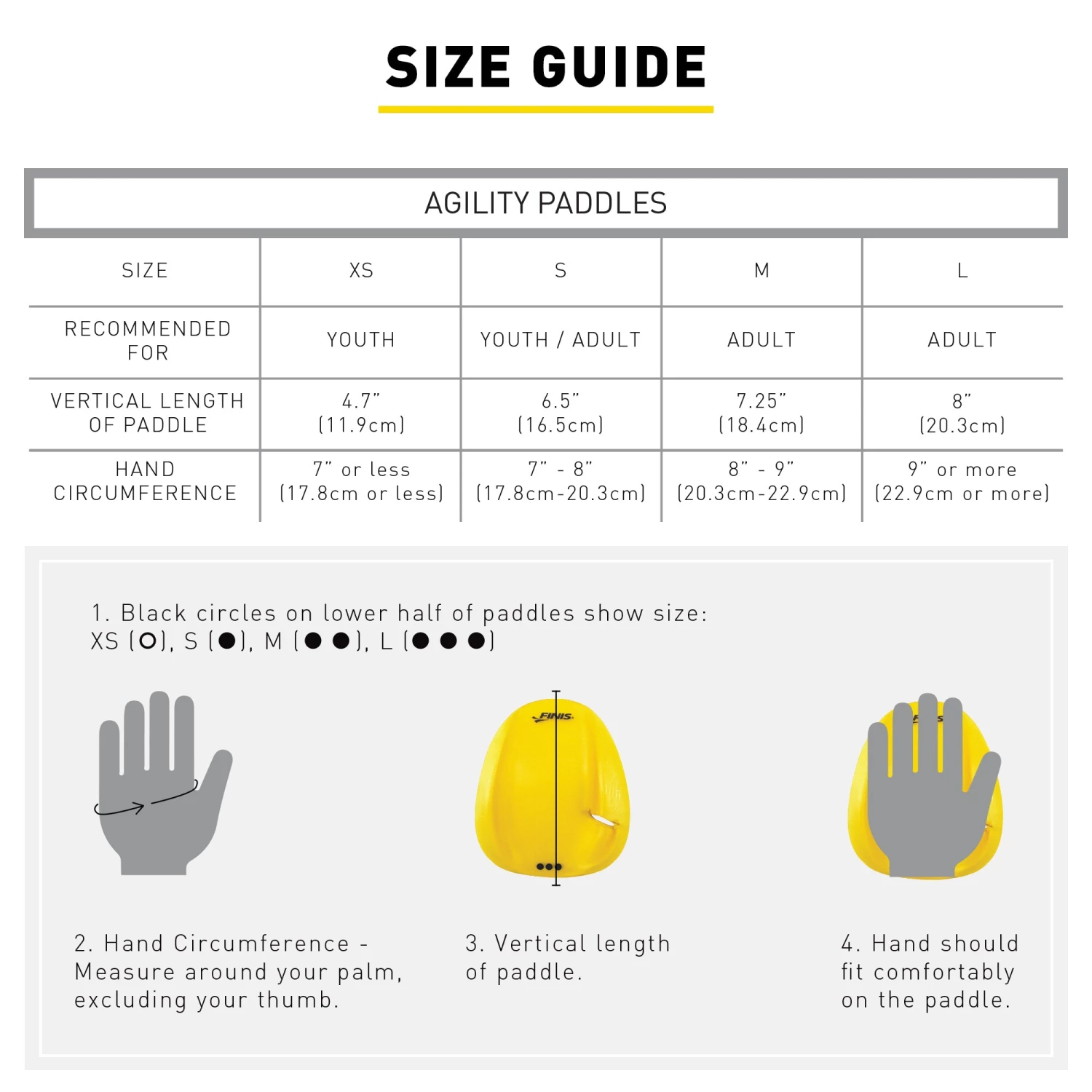 FINIS® Agility Paddles Floating | Strapless Technique Paddles Technical 3 FINIS® Agility Paddles Floating | Strapless Technique Paddles Technical