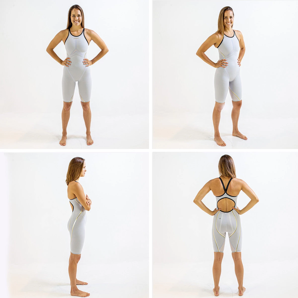 FINIS® Rival 2.0 Open Back Kneeskin | Elite Technical Racing Suit (Olivia Smoliga-White) Swim Fast⚡ 8 FINIS® Rival 2.0 Open Back Kneeskin | Elite Technical Racing Suit (Olivia Smoliga-White) Swim Fast⚡