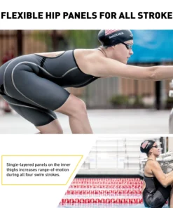 FINIS® Rival 2.0 Closed Back Kneeskin | Elite Technical Racing Suit (Black) 18 FINIS® Rival 2.0 Closed Back Kneeskin | Elite Technical Racing Suit (Black)