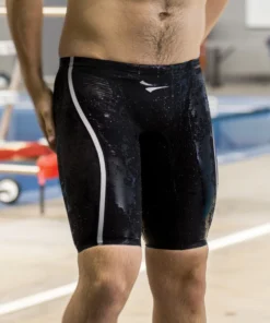 FINIS® Swim Fast⚡ Rival Jammer | Elite Technical Racing Suit (Black)