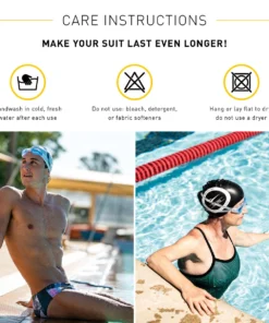 FINIS® BLACK BRIEF | DURABLE TRAINING AND COMPETITION SWIMWEAR