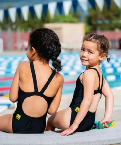 FINIS® YOUTH BLACK BLADEBACK | DURABLE TRAINING AND COMPETITION SWIMWEAR