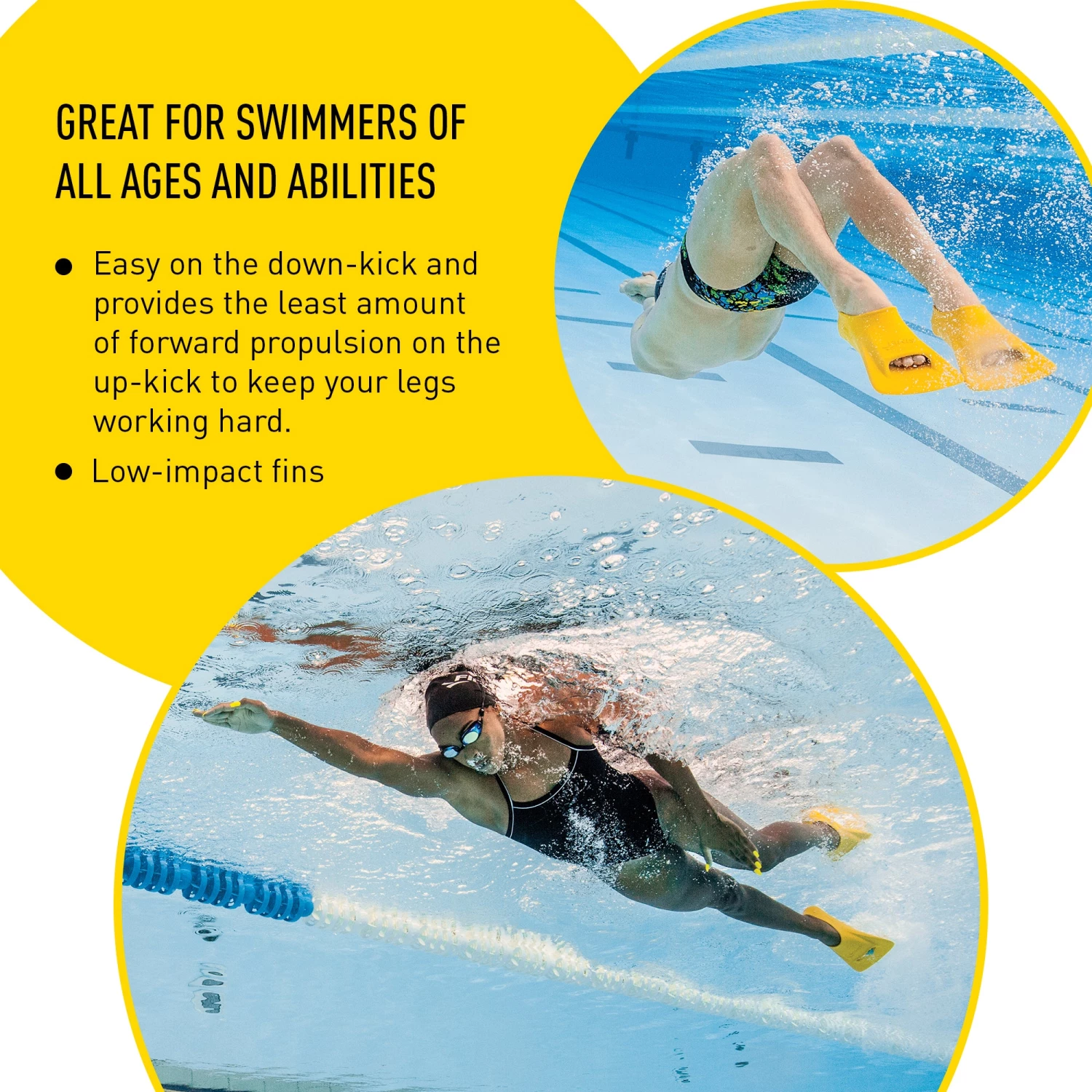 FINIS® Zoomers® Gold | Short Blade Training Fins 5 FINIS® Zoomers® Gold | Short Blade Training Fins