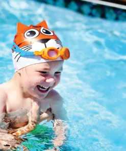FINIS® Tiger | Animal-Shaped Silicone Swim Cap