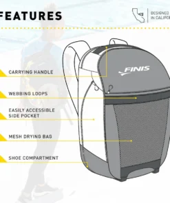 FINIS® Rival Swim Backpack | Elite Travel Backpack