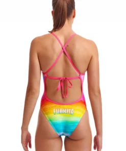 Funkita Ocean Ink | Ladies Tie Me Tight One Piece Women Swimwear