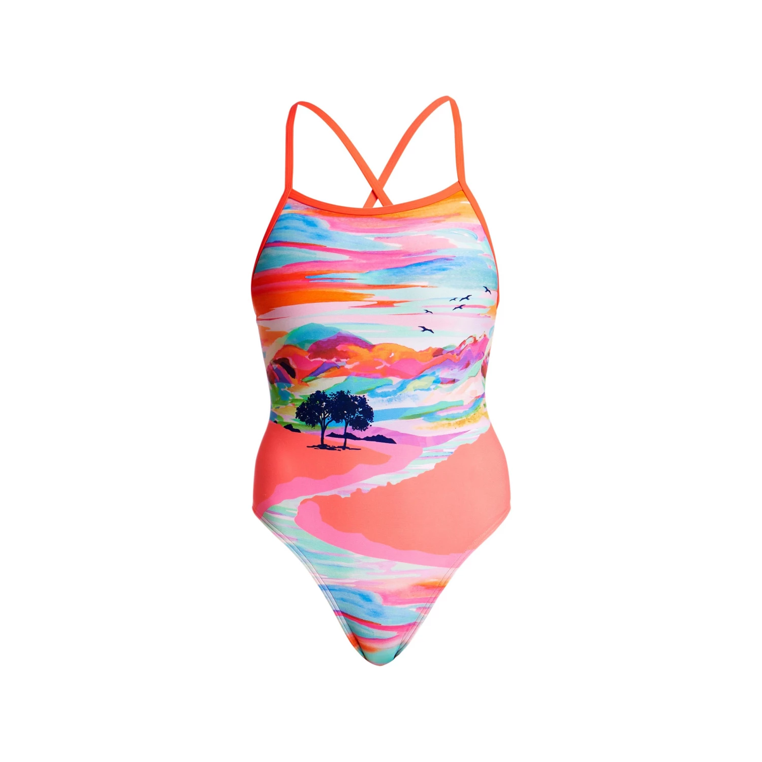 Funkita RED CENTRE | LADIES TIE ME TIGHT ONE PIECE 1 Funkita RED CENTRE | LADIES TIE ME TIGHT ONE PIECE