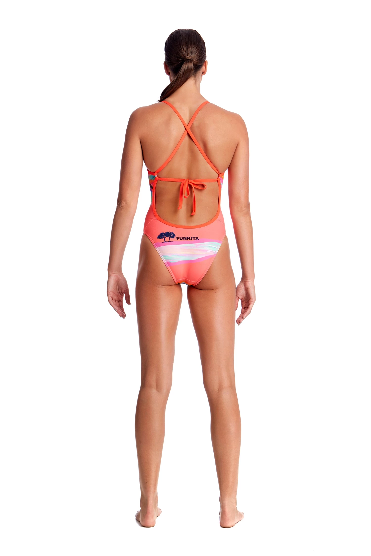 Funkita RED CENTRE | LADIES TIE ME TIGHT ONE PIECE 2 Funkita RED CENTRE | LADIES TIE ME TIGHT ONE PIECE