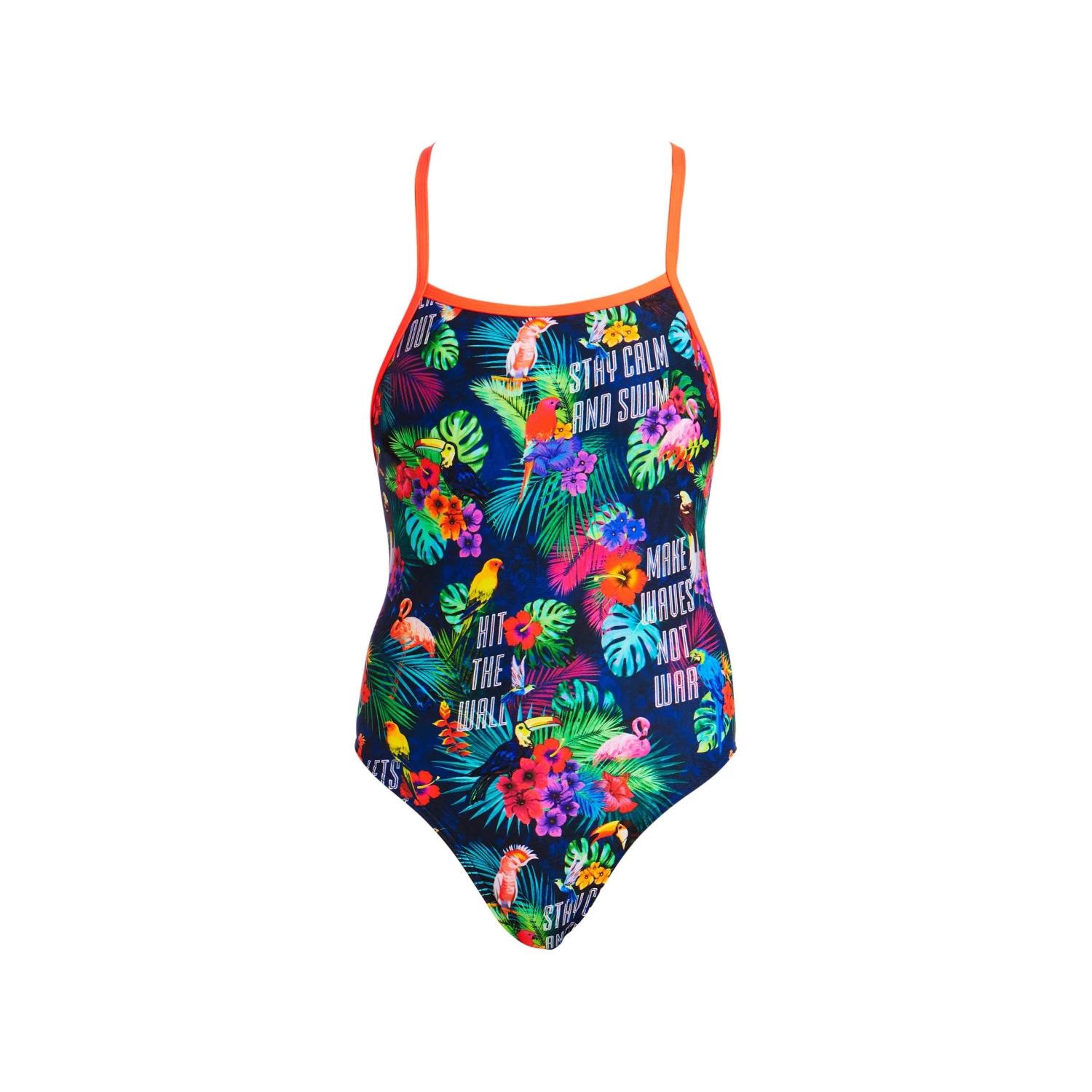 Funkita TROPIC TAG | GIRLS DIAMOND BACK ONE PIECE Girls Swimwear 1 Funkita TROPIC TAG | GIRLS DIAMOND BACK ONE PIECE Girls Swimwear