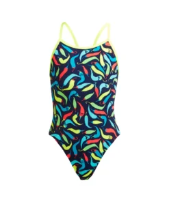 Funkita Girls Swimwear Chilli Boss | Girls Eco Single Strap One Piece