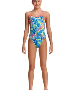 Funkita Poptail | Girls Eco Single Strap One Piece Girls Swimwear