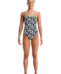 Funkita PANDADDY | GIRLS ECO DIAMOND BACK ONE PIECE
