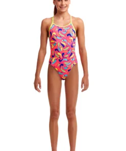 Funkita So Hot | Girls Eco Diamond Back One Piece Girls Swimwear 9 Funkita So Hot | Girls Eco Diamond Back One Piece Girls Swimwear