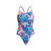 Funkita Women Swimwear Trop Fest | Ladies Eco Diamond Back One Piece