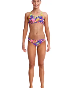 Funkita Girls Swimwear BEE BOP | GIRLS RACERBACK TWO PIECE