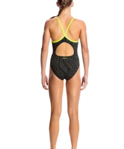 Funkita Girls Swimwear BINARY BABE | GIRLS DIAMOND BACK ONE PIECE