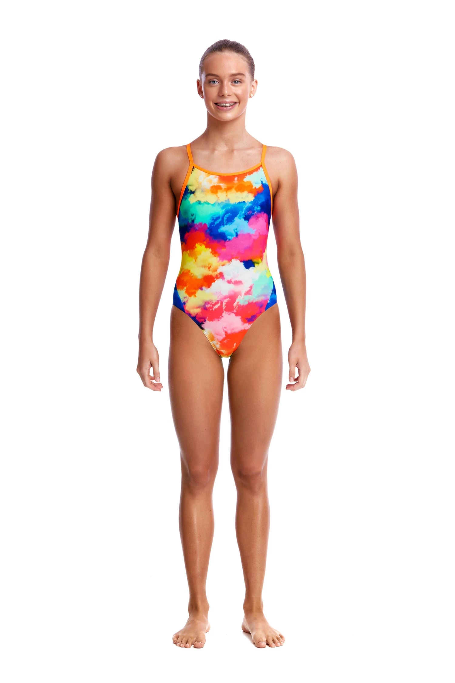 Funkita CUMULUS | GIRLS DIAMOND BACK ONE PIECE Girls Swimwear 2 Funkita CUMULUS | GIRLS DIAMOND BACK ONE PIECE Girls Swimwear