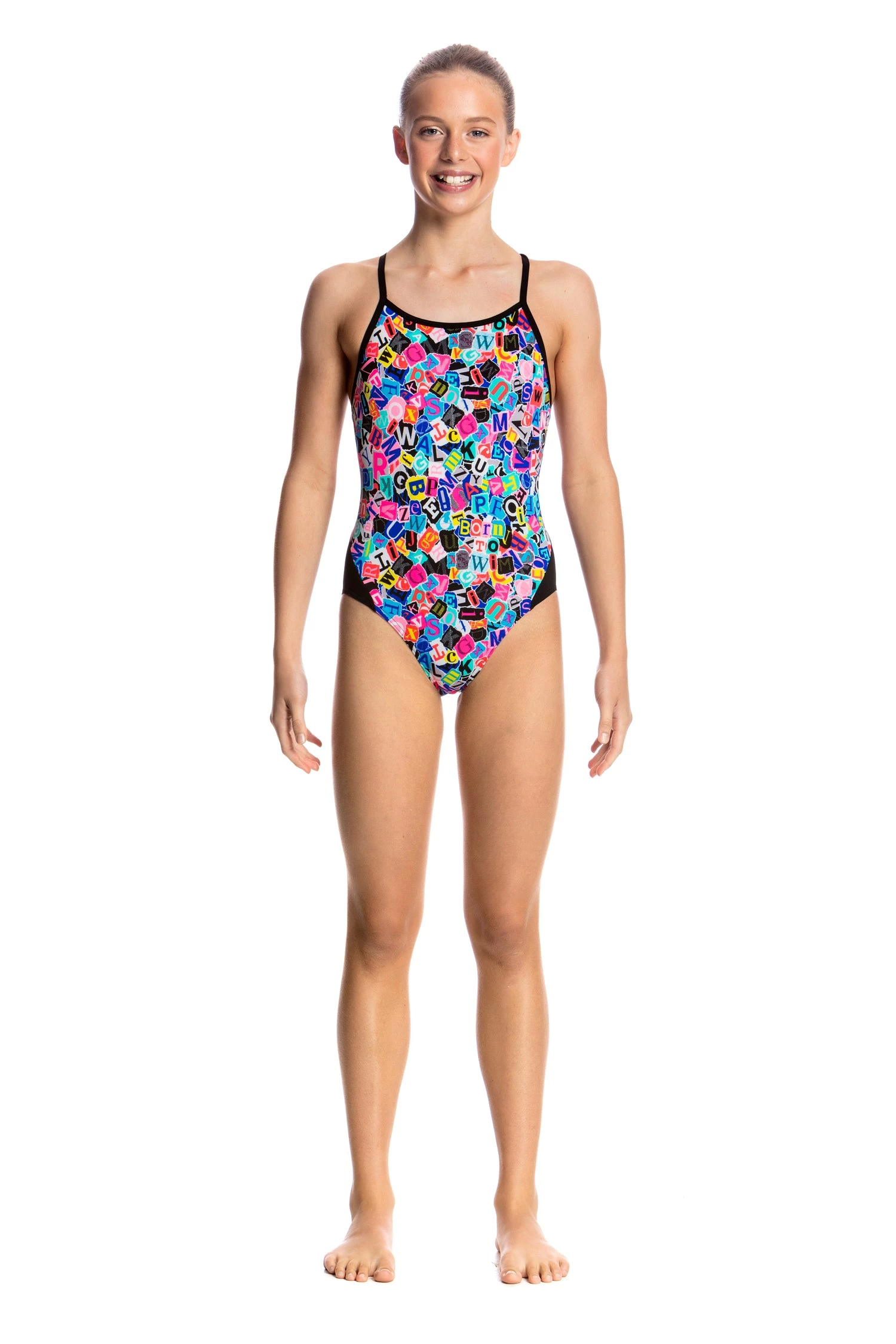 Funkita Girls Swimwear HANDSOME RANSOM | GIRLS DIAMOND BACK ONE PIECE 2 Funkita Girls Swimwear HANDSOME RANSOM | GIRLS DIAMOND BACK ONE PIECE