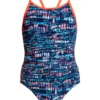 FUNKITA LOTSA DOTS | GIRLS DIAMOND BACK ONE PIECE Girls Swimwear