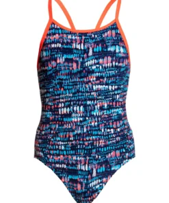 FUNKITA LOTSA DOTS | GIRLS DIAMOND BACK ONE PIECE Girls Swimwear