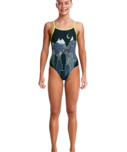 Funkita MOONLIGHTING | GIRLS DIAMOND BACK ONE PIECE Girls Swimwear