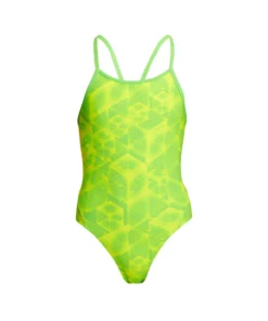 Funkita Neon Orbiter | Girls Diamond Back One Piece Girls Swimwear