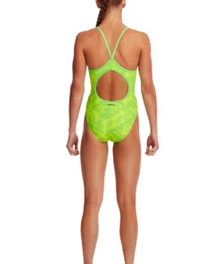 Funkita Neon Orbiter | Girls Diamond Back One Piece Girls Swimwear