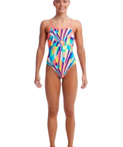 Funkita PASTEL PANEL | GIRLS DIAMOND BACK ONE PIECE Girls Swimwear