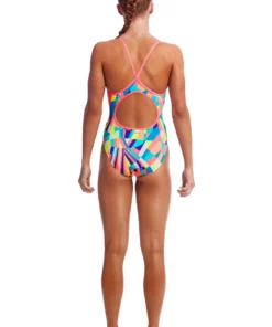 Funkita PASTEL PANEL | GIRLS DIAMOND BACK ONE PIECE Girls Swimwear