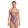 Funkita Girls Swimwear Pride Power | Girls Diamond Back One Piece