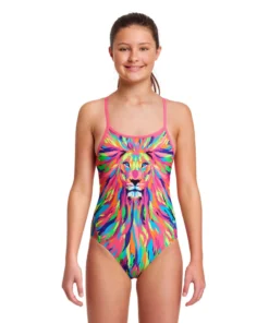 Funkita Girls Swimwear Pride Power | Girls Diamond Back One Piece
