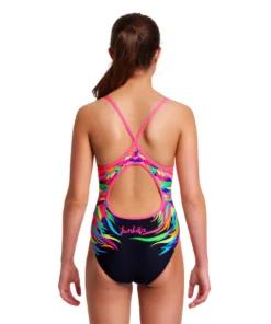 Funkita Girls Swimwear Pride Power | Girls Diamond Back One Piece