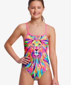Funkita Girls Swimwear Pride Power | Girls Diamond Back One Piece 14 Funkita Girls Swimwear Pride Power | Girls Diamond Back One Piece
