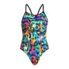 Funkita Paper Cut | Girls Diamond Back One Piece