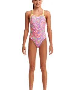 Funkita Sugar Highs | Girls Diamond Back One Piece Girls Swimwear