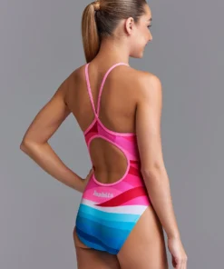 Funkita Girls Swimwear Summit Sunset | Girls Diamond Back One Piece 9 Funkita Girls Swimwear Summit Sunset | Girls Diamond Back One Piece