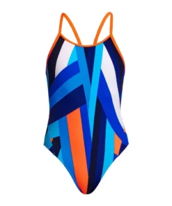 Funkita Girls Swimwear Scaffolded | Girls Diamond Back One Piece