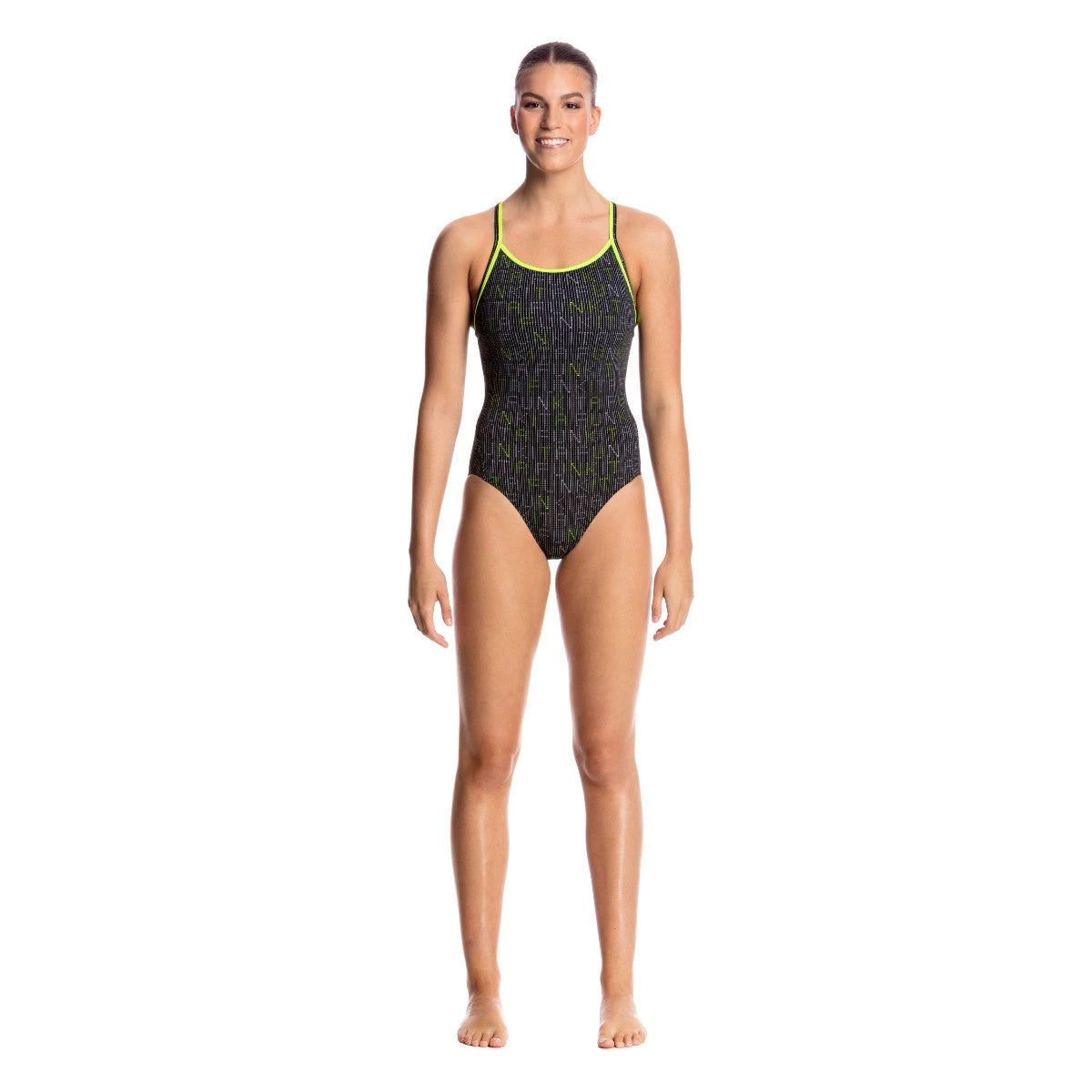 Funkita Women Swimwear BINARY BABE | LADIES DIAMOND BACK ONE PIECE 3 Funkita Women Swimwear BINARY BABE | LADIES DIAMOND BACK ONE PIECE