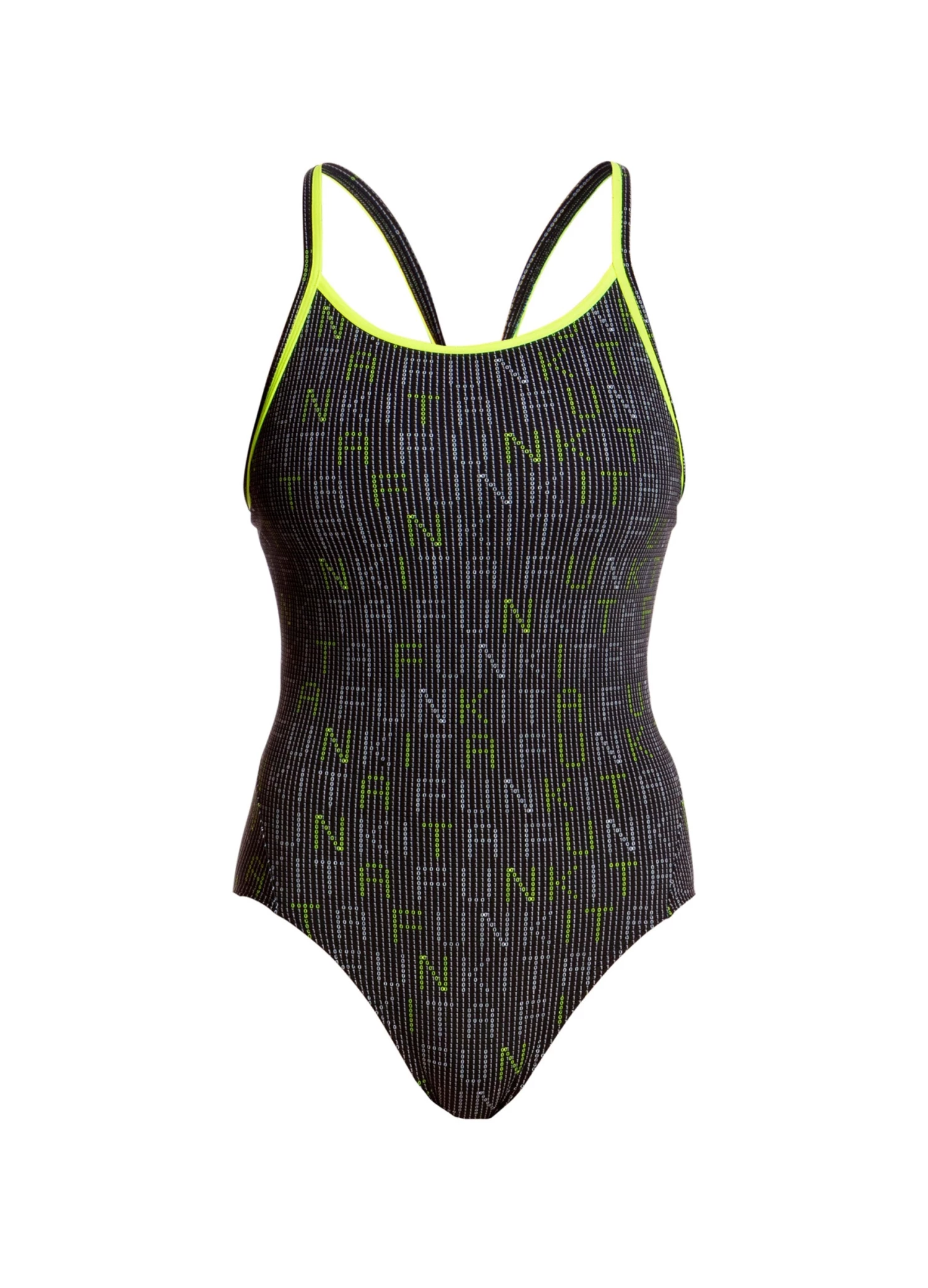 Funkita Women Swimwear BINARY BABE | LADIES DIAMOND BACK ONE PIECE 1 Funkita Women Swimwear BINARY BABE | LADIES DIAMOND BACK ONE PIECE