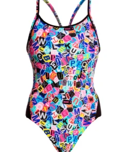 Funkita Women Swimwear HANDSOME RANSOM | LADIES DIAMOND BACK ONE PIECE