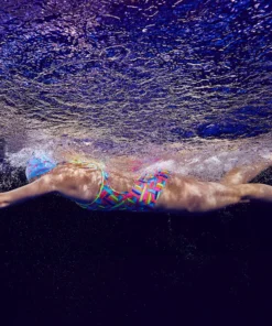 Funkita Women Swimwear PANEL POP | LADIES DIAMOND BACK ONE PIECE