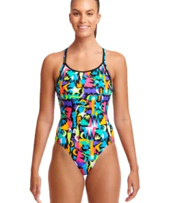 Funkita Paper Cut | Ladies Diamond Back One Piece