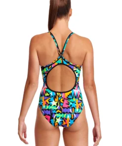 Funkita Paper Cut | Ladies Diamond Back One Piece