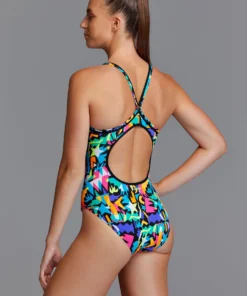 Funkita Paper Cut | Ladies Diamond Back One Piece
