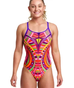 Funkita Primal Party | Ladies Diamond Back One Piece Women Swimwear