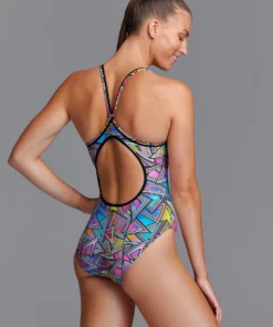Funkita Prism Break | Ladies Diamond Back One Piece Women Swimwear