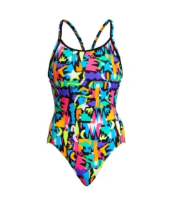 Funkita Paper Cut | Ladies Diamond Back One Piece