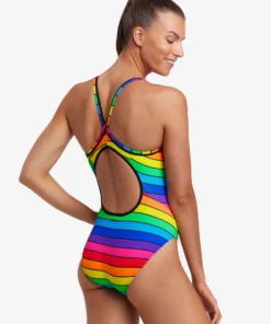Funkita Rainbow Racer | Ladies Diamond Back One Piece
